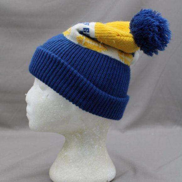 Vintage Toque / Beanie - Winnipeg Bluebombers Wrap Graphic - Adult Stretch Fit - Picture 4 of 7